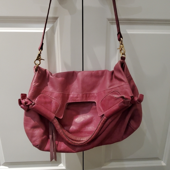 Foley + Corinna Pink Leather Mid City Tote - Picture 2 of 10